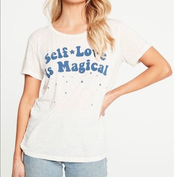 NWT Self Love Recycled Vintage Jersey Tee - Picture 1 of 7